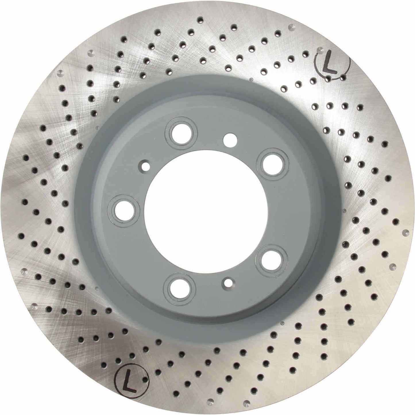 Front View of Rear Left Disc Brake Rotor SEBRO 205883C