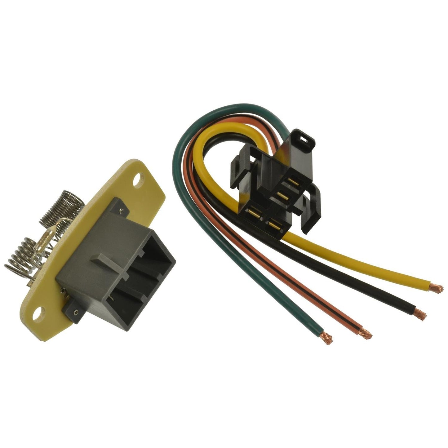 Front View of HVAC Blower Motor Resistor Kit STANDARD IGNITION RU318HTK