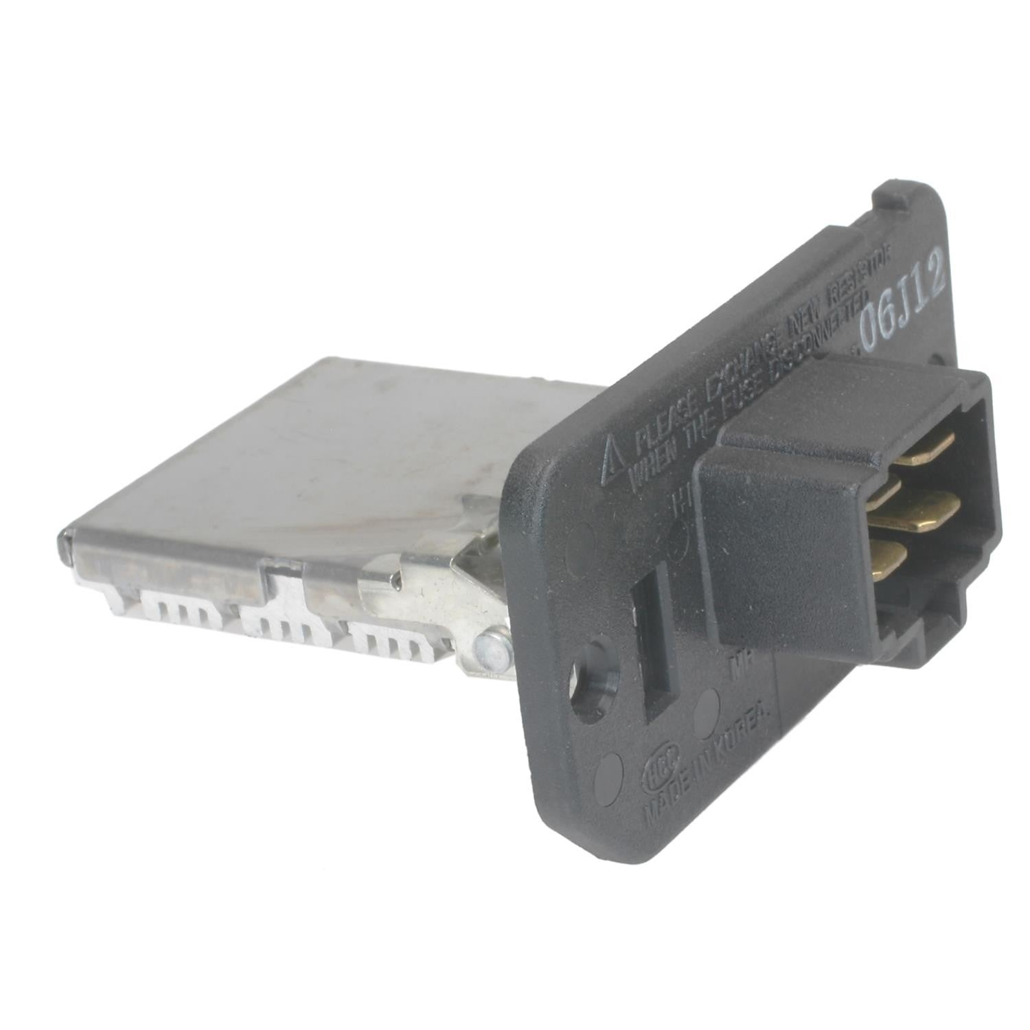 Front View of HVAC Blower Motor Resistor STANDARD IGNITION RU-473