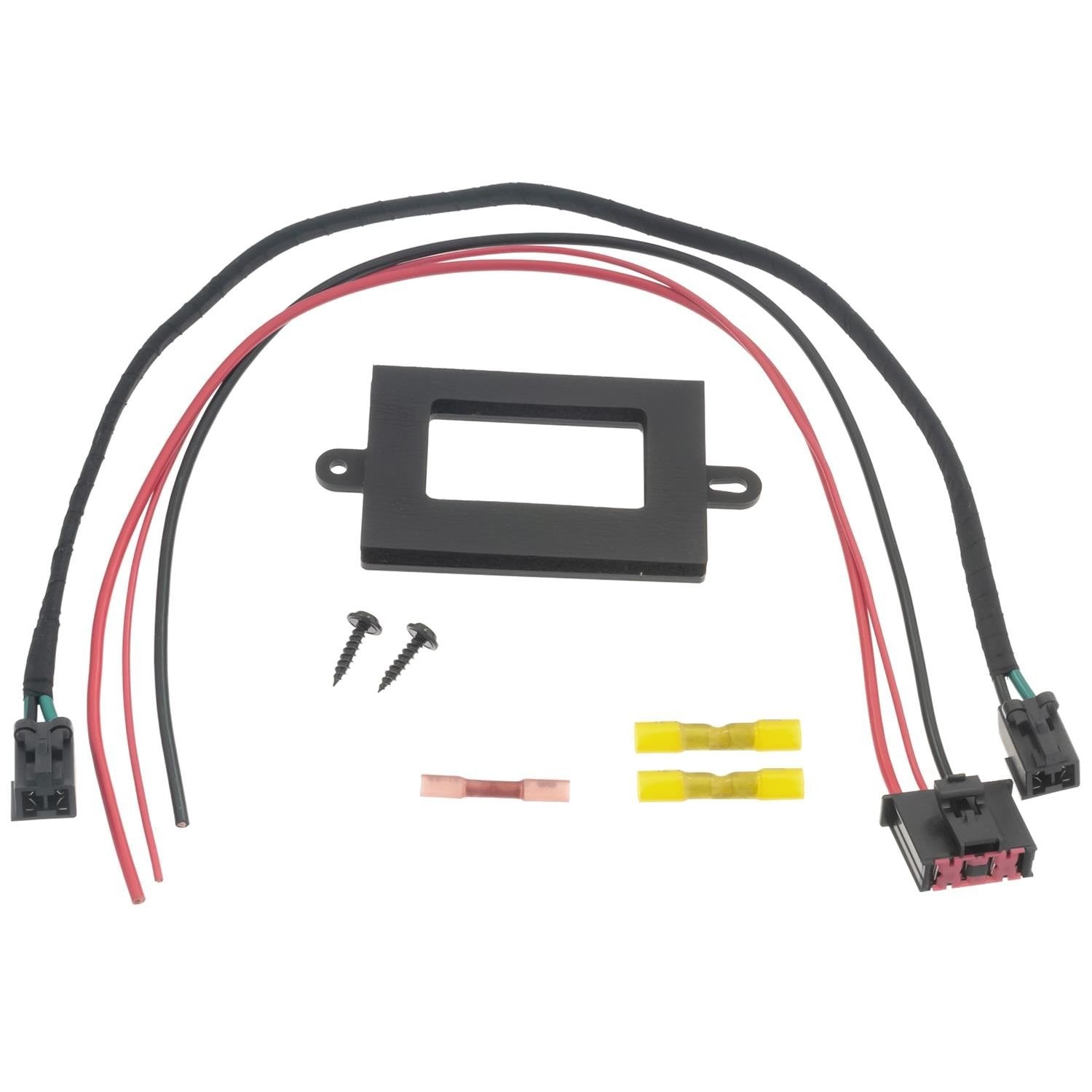 Front View of Front HVAC Blower Motor Resistor Connector STANDARD IGNITION S2338