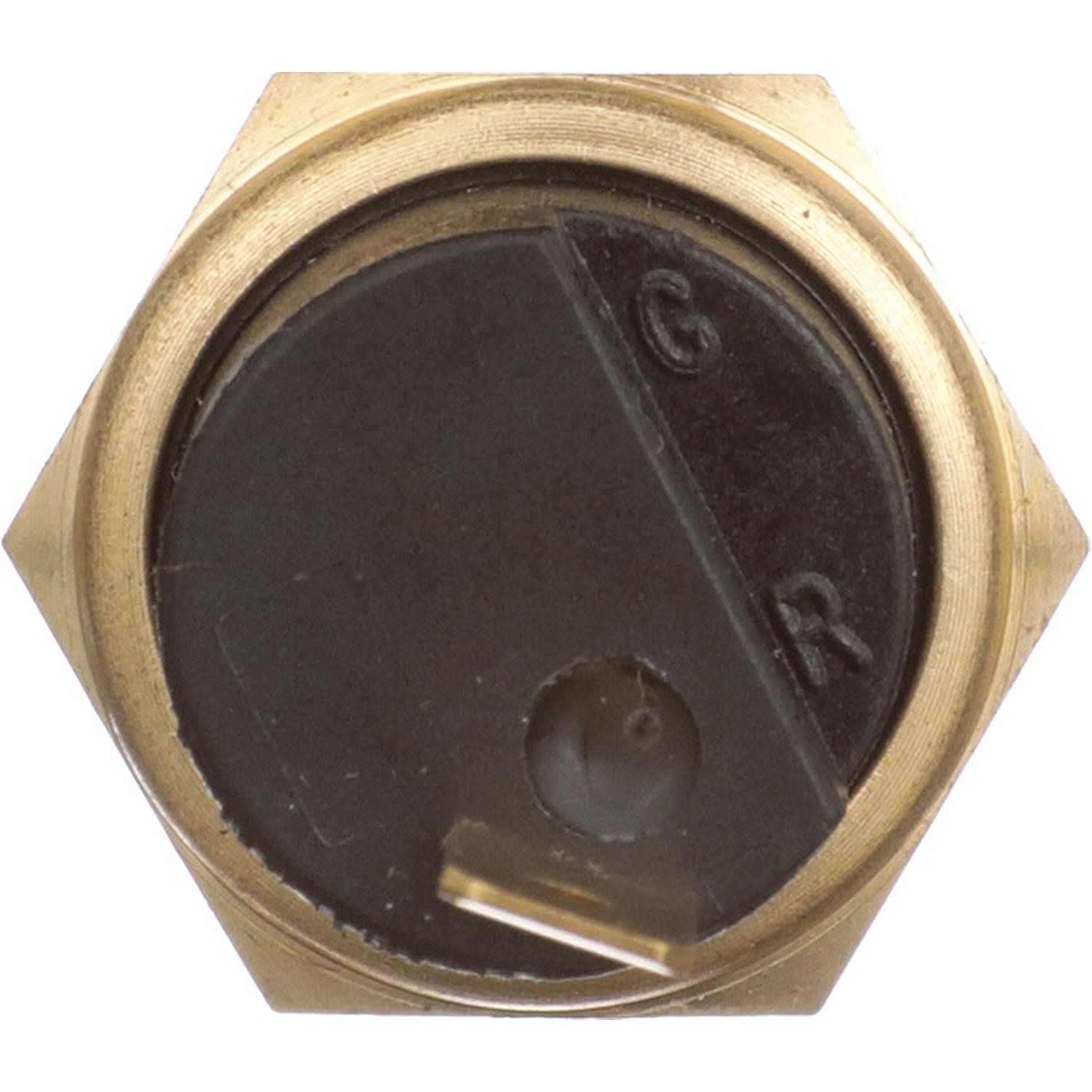 Top View of Engine Coolant Temperature Sender STANDARD IGNITION TS-25