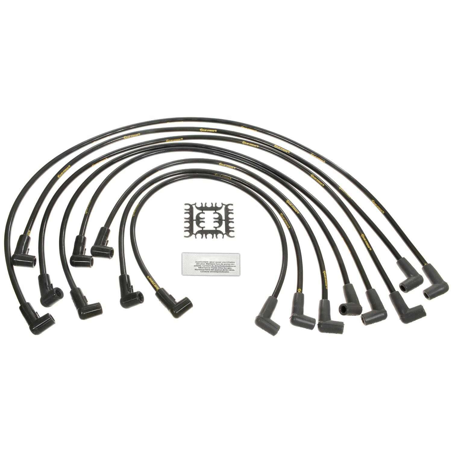 Front View of Spark Plug Wire Set STANDARD 10002