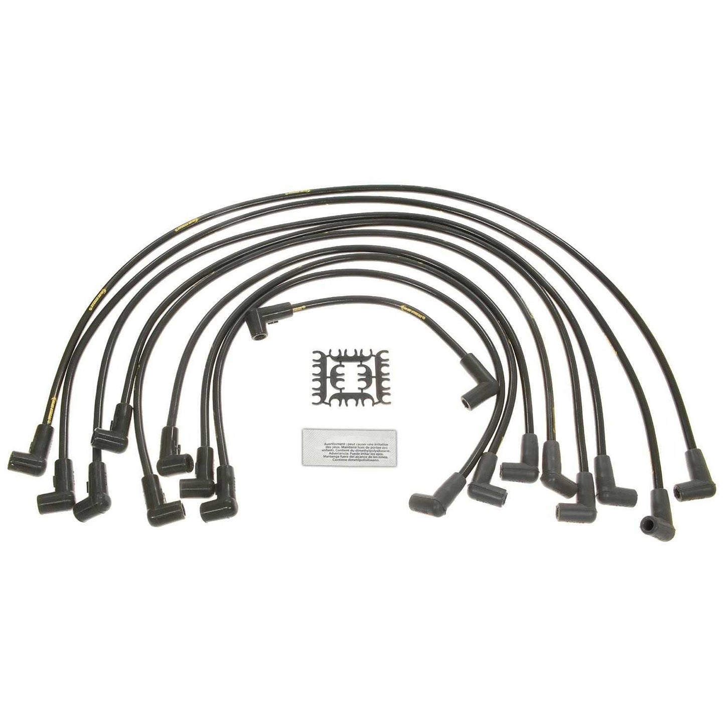 Front View of Spark Plug Wire Set STANDARD 10018