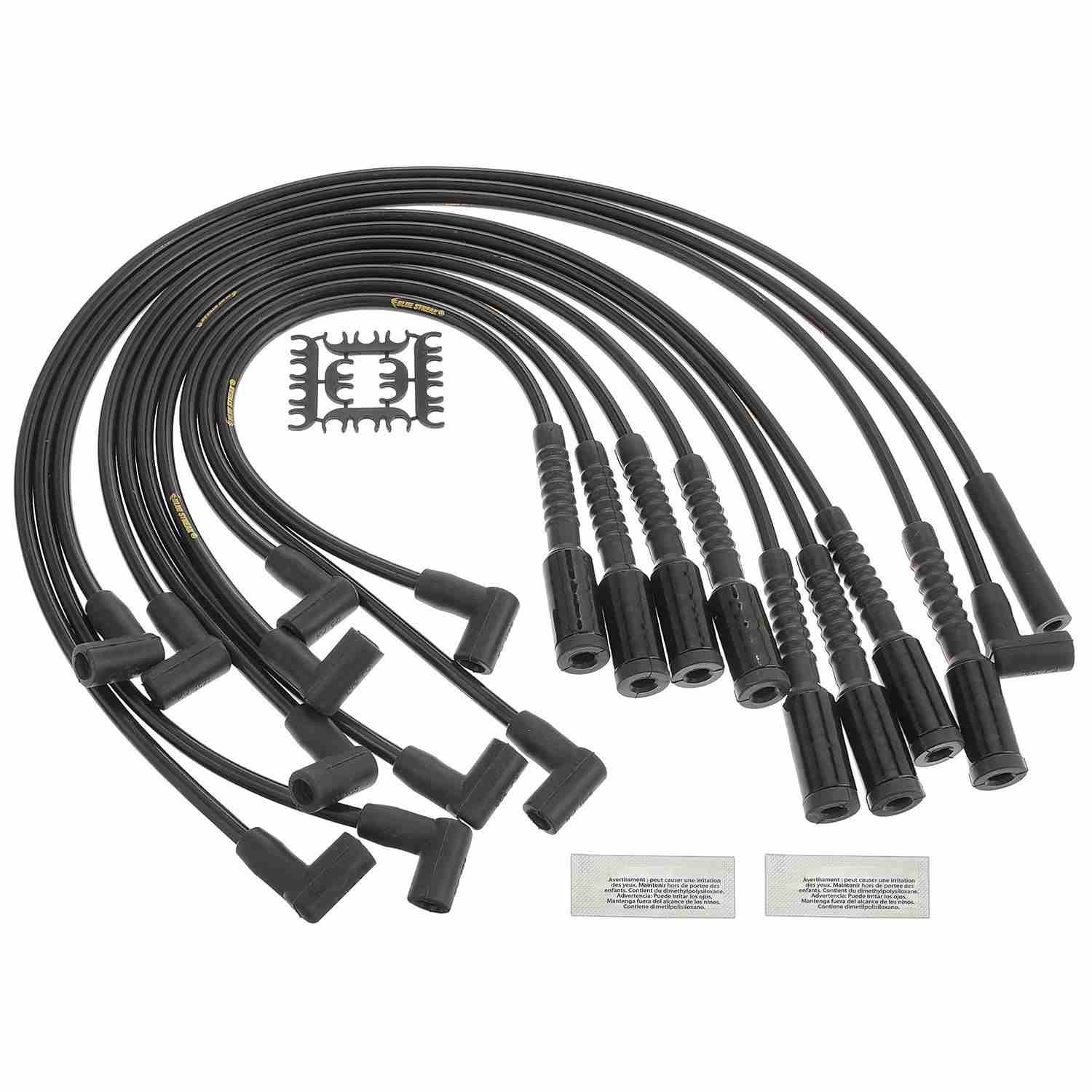 Front View of Spark Plug Wire Set STANDARD 10073