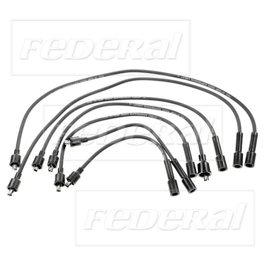 Front View of Spark Plug Wire Set STANDARD 2610