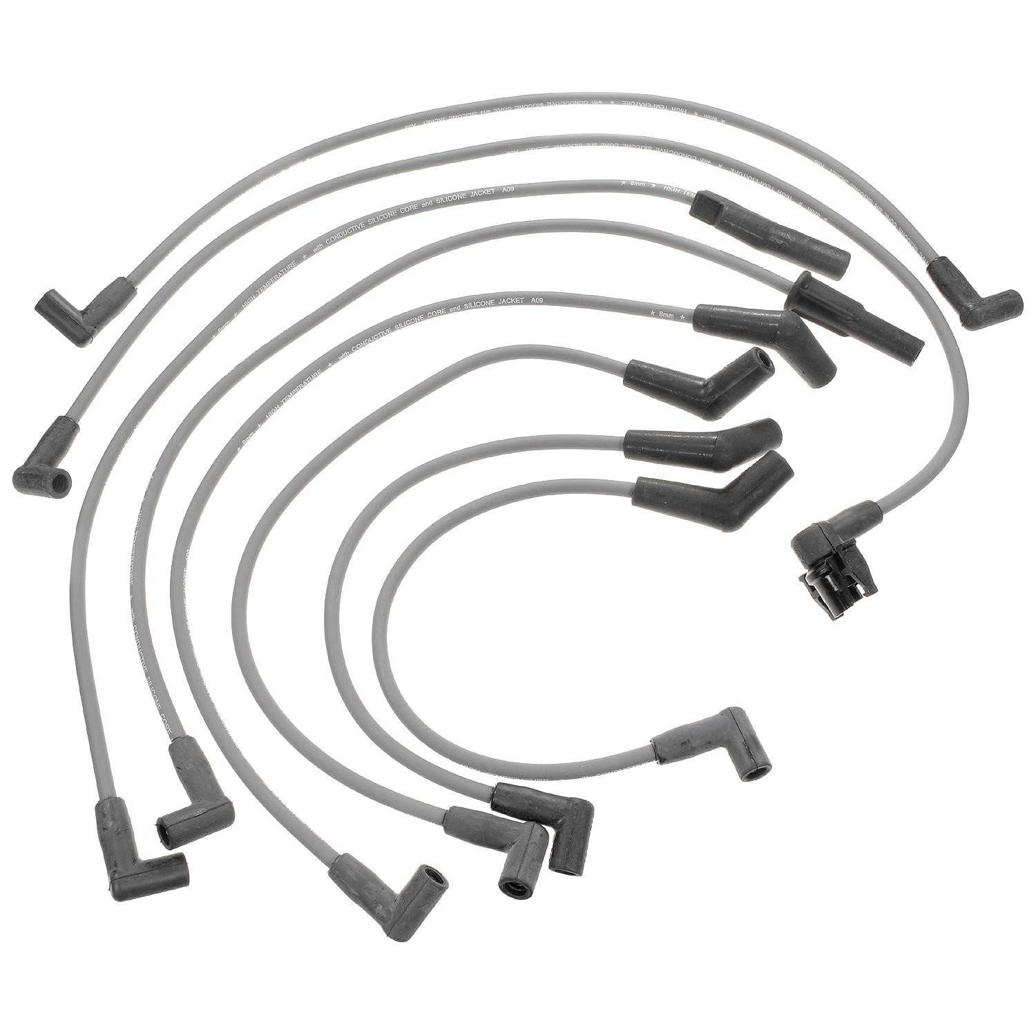 Front View of Spark Plug Wire Set STANDARD 26645