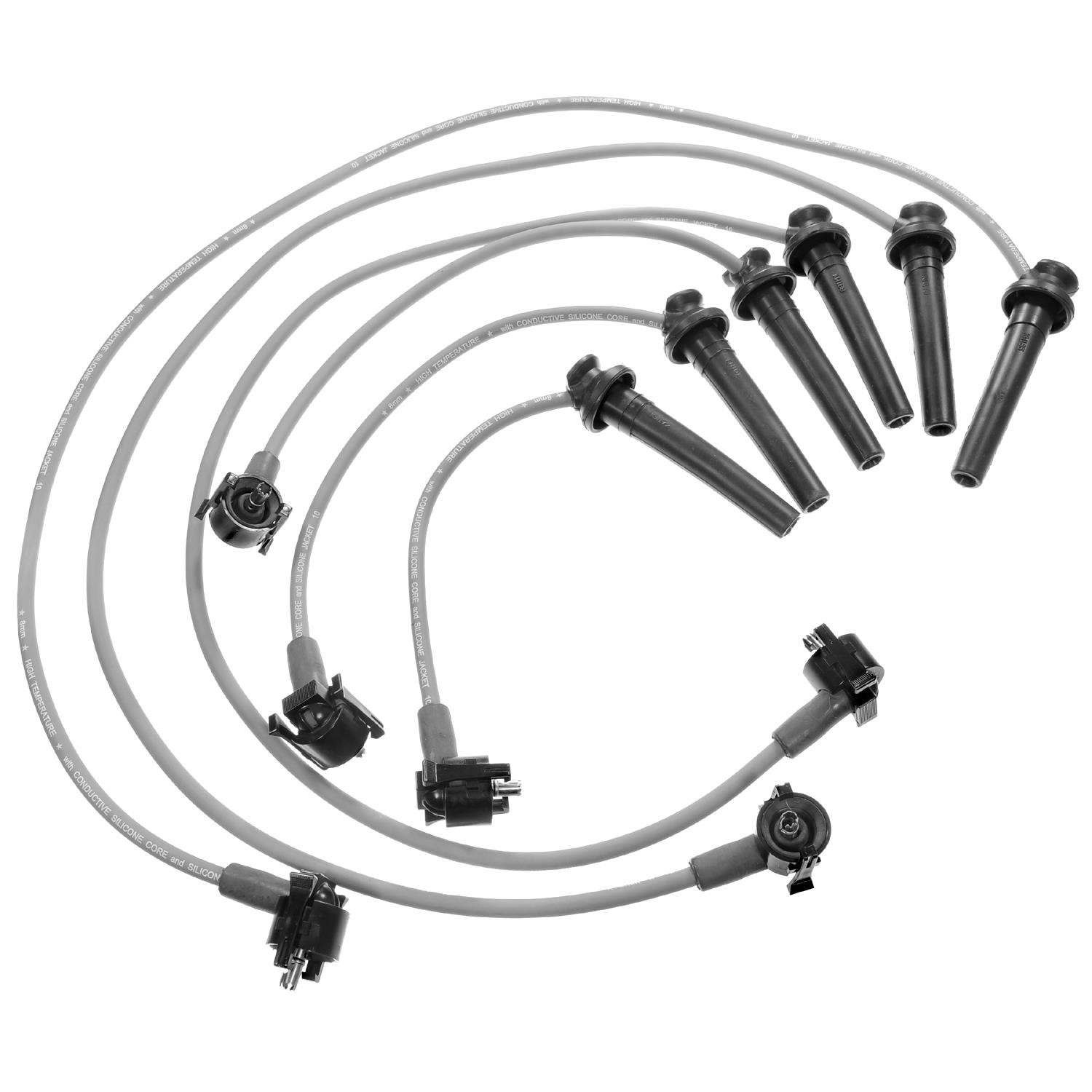 Front View of Spark Plug Wire Set STANDARD 26670