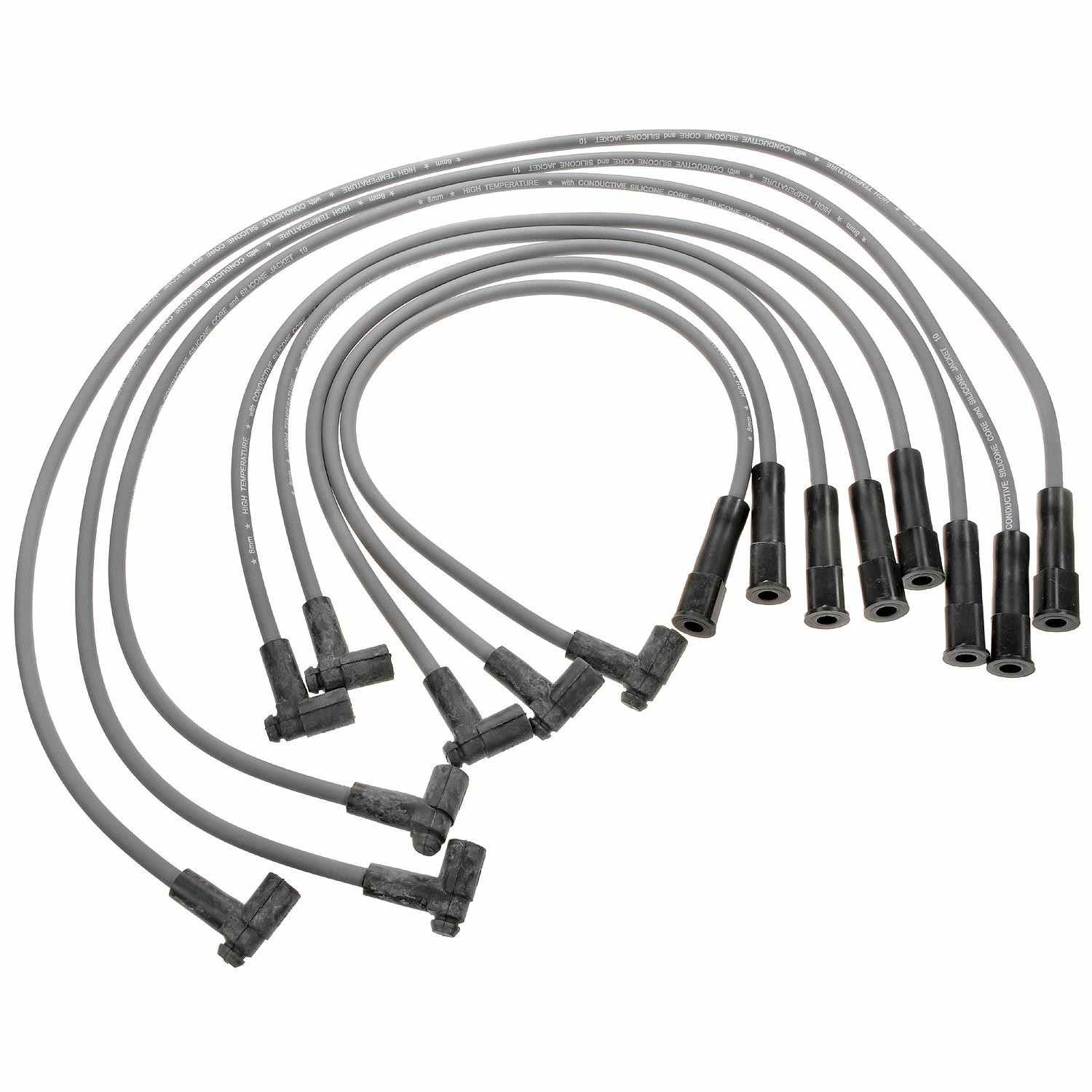 Front View of Spark Plug Wire Set STANDARD 26874