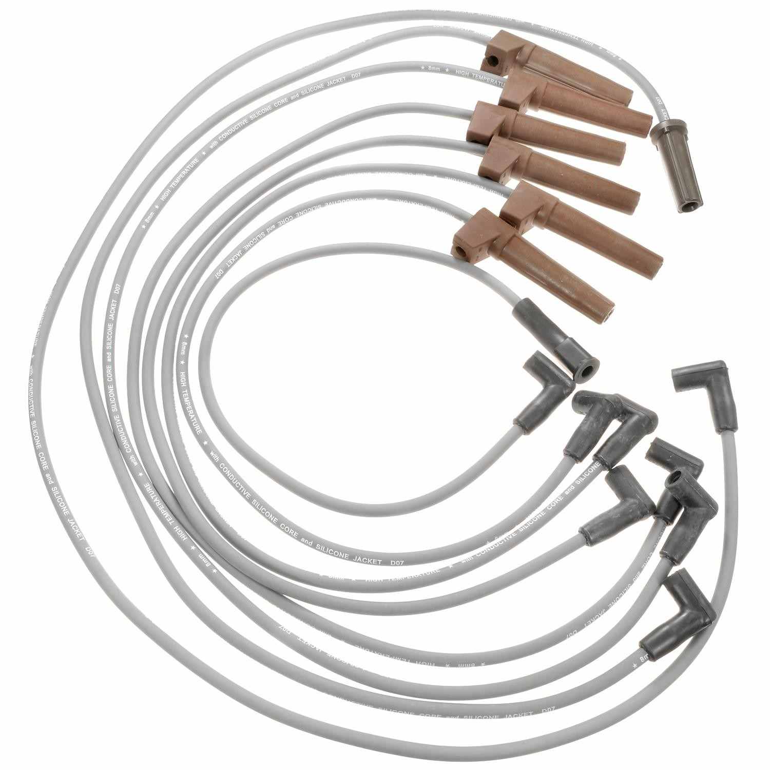 Front View of Spark Plug Wire Set STANDARD 26884