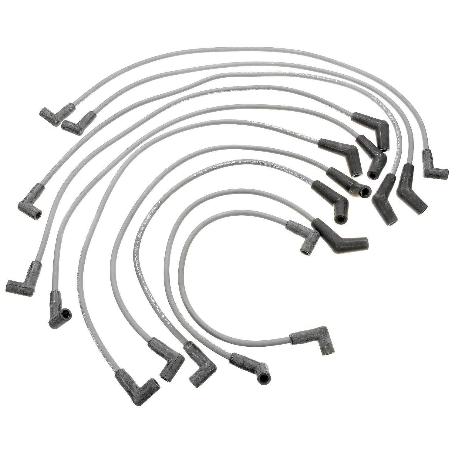 Front View of Spark Plug Wire Set STANDARD 26897