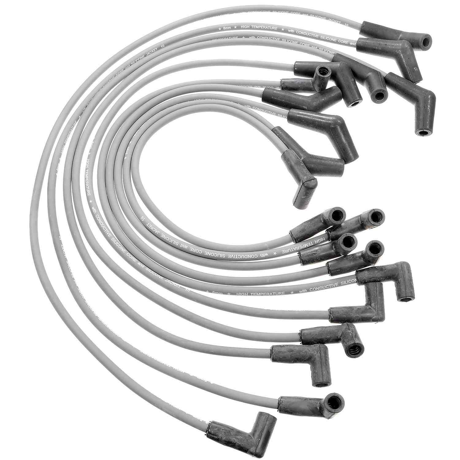 Front View of Spark Plug Wire Set STANDARD 26900