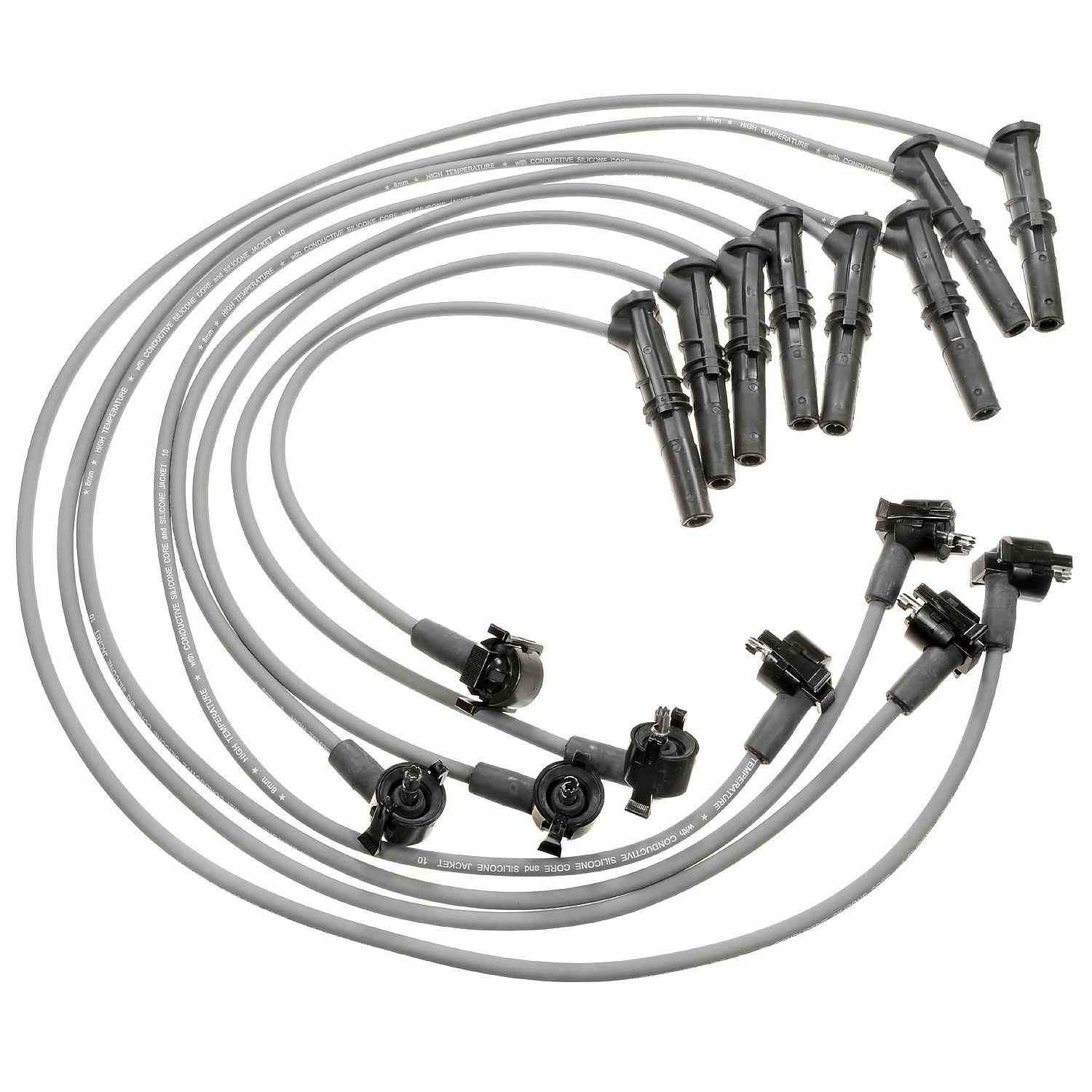 Front View of Spark Plug Wire Set STANDARD 26904