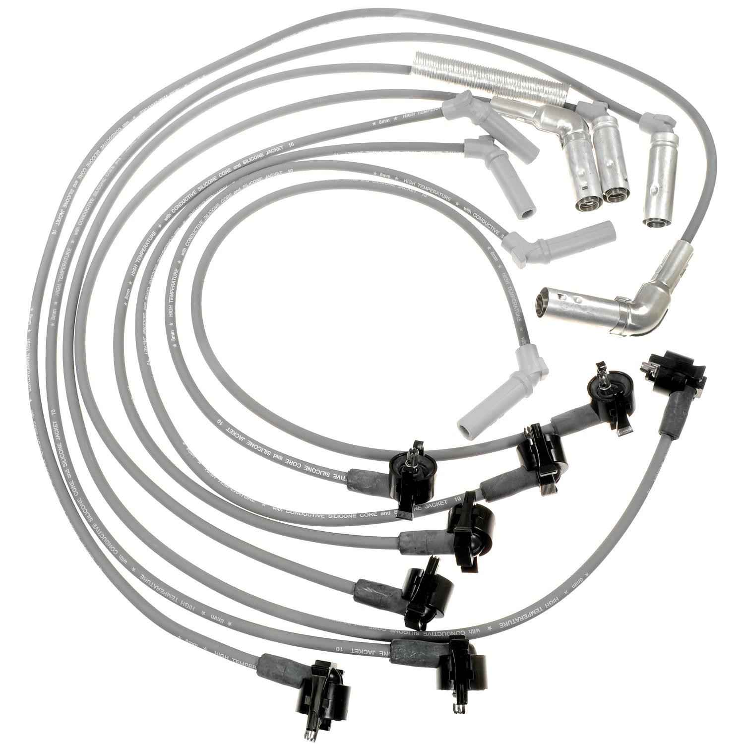 Front View of Spark Plug Wire Set STANDARD 26932