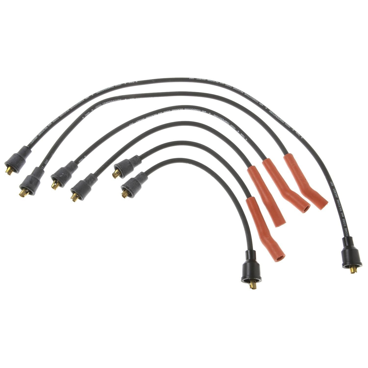 Front View of Spark Plug Wire Set STANDARD 27409