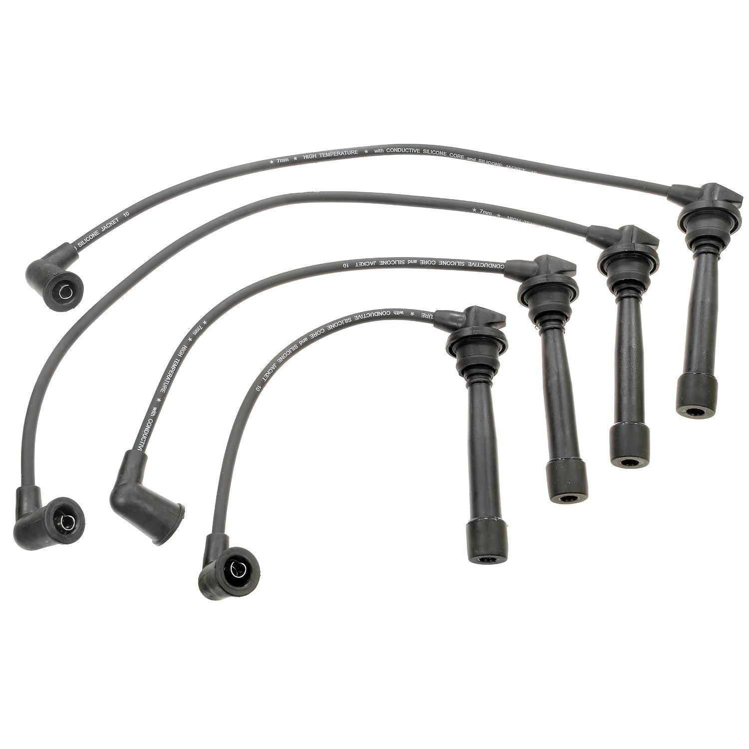 Front View of Spark Plug Wire Set STANDARD 27554