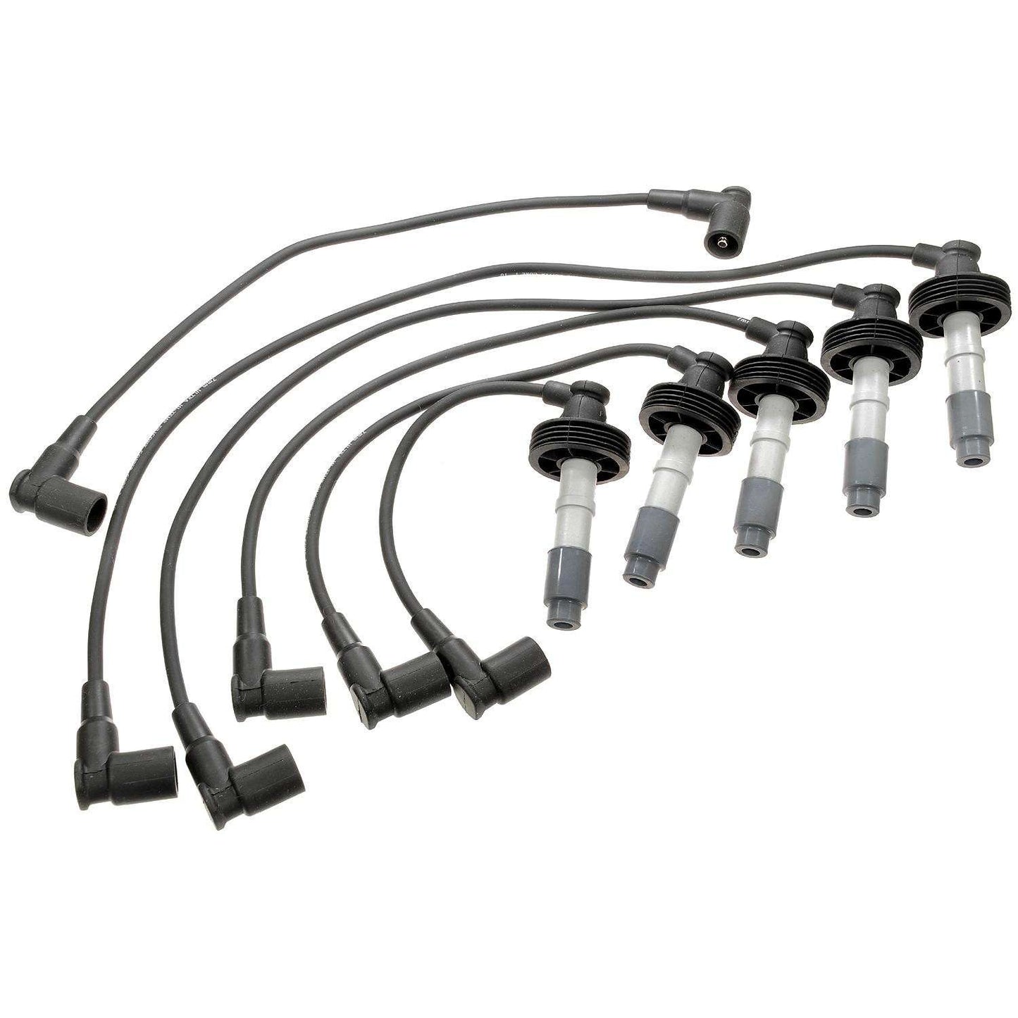 Front View of Spark Plug Wire Set STANDARD 27566