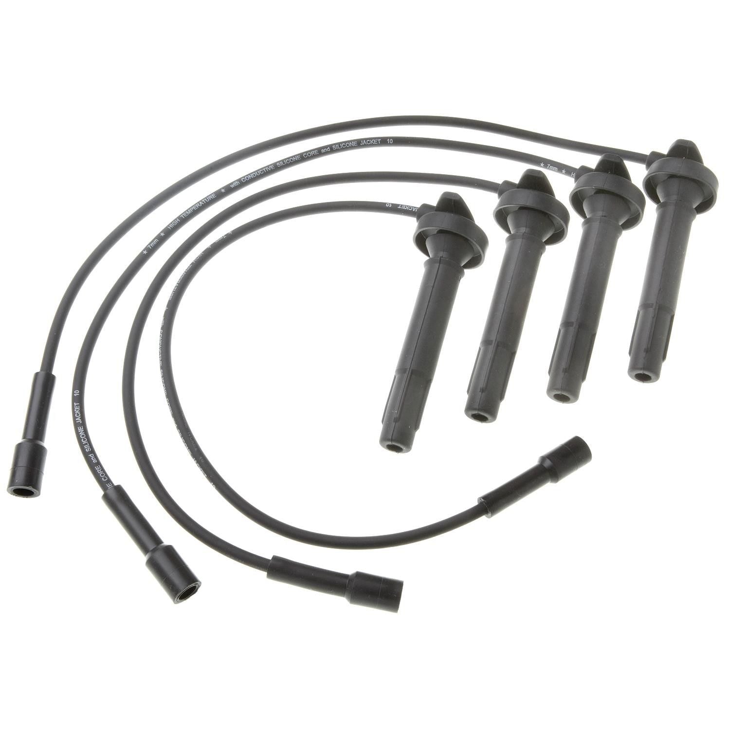 Front View of Spark Plug Wire Set STANDARD 27591