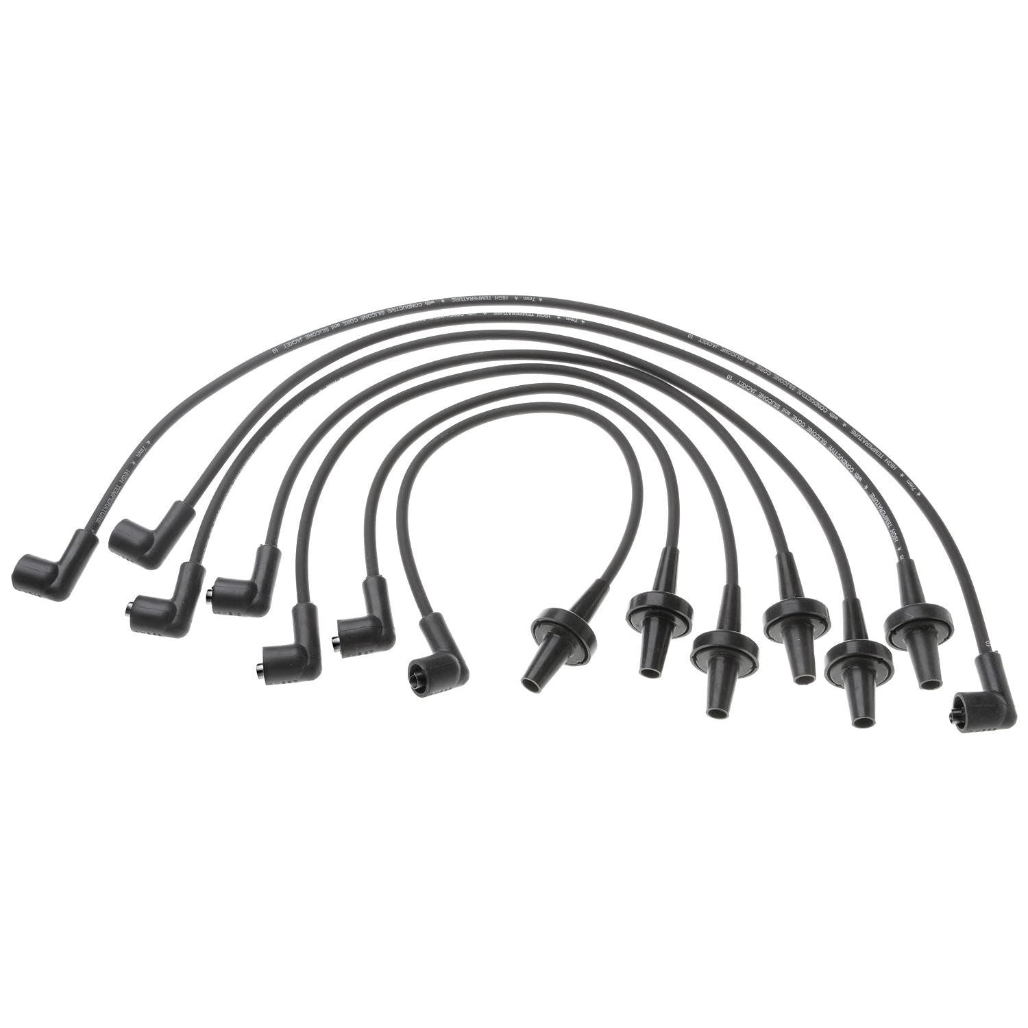 Front View of Spark Plug Wire Set STANDARD 27603