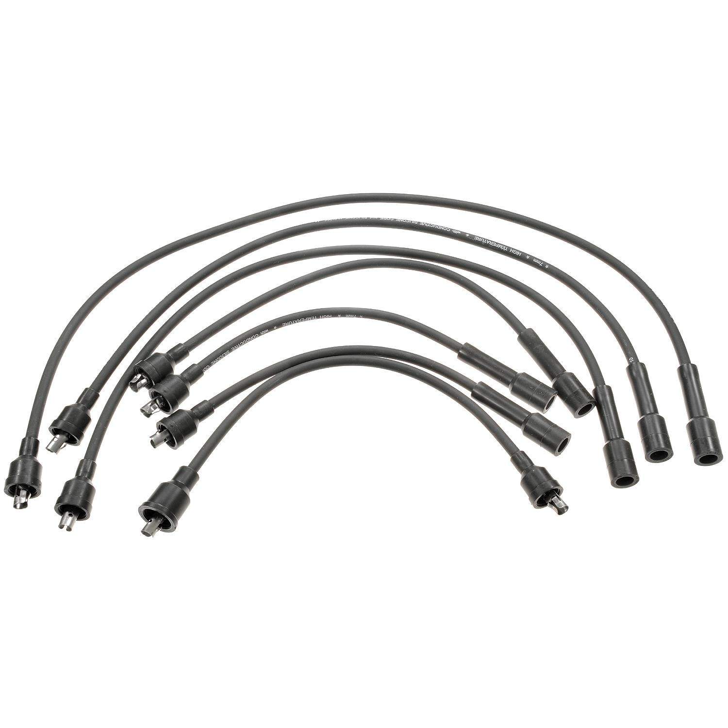 Front View of Spark Plug Wire Set STANDARD 27619