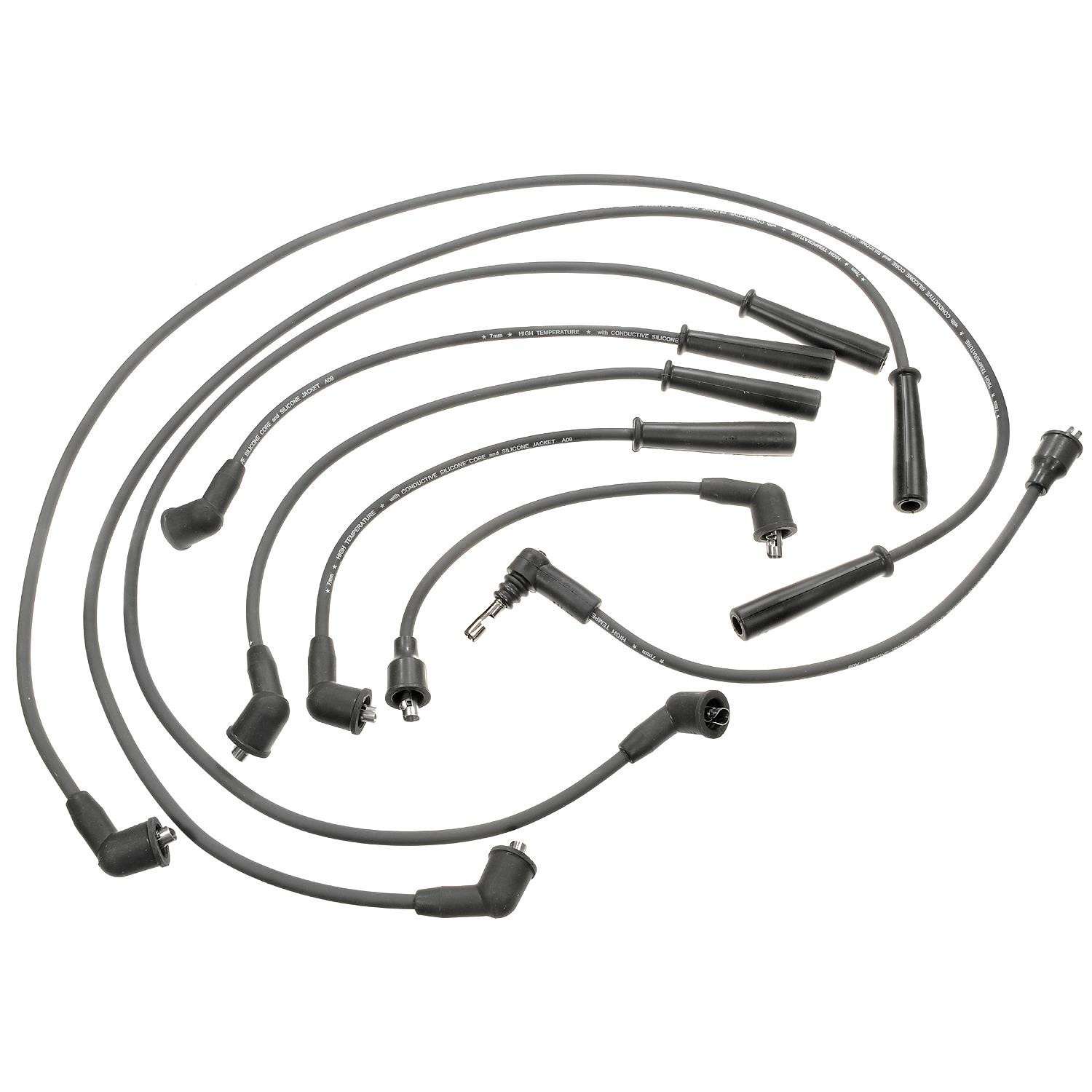 Front View of Spark Plug Wire Set STANDARD 27631