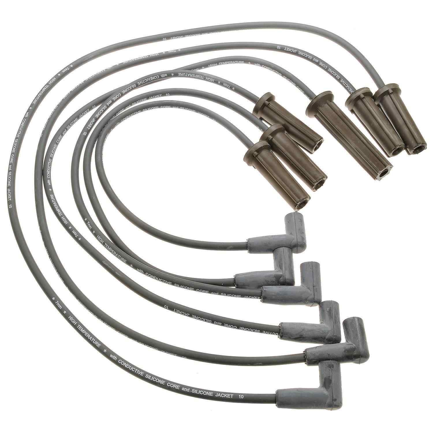 Front View of Spark Plug Wire Set STANDARD 27645