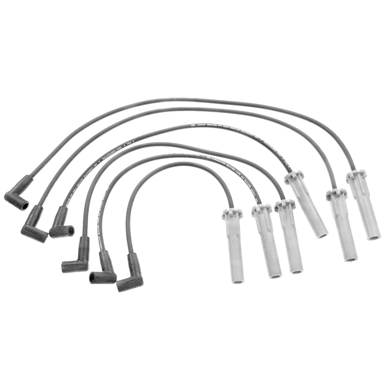 Front View of Spark Plug Wire Set STANDARD 27670