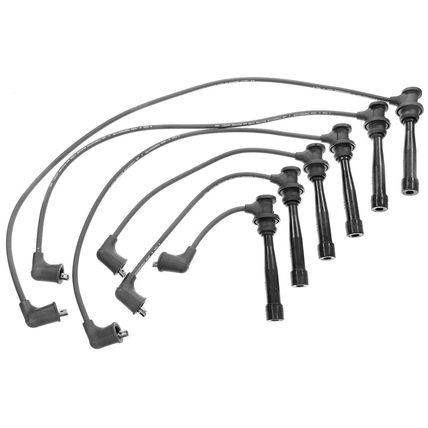 Front View of Spark Plug Wire Set STANDARD 27707