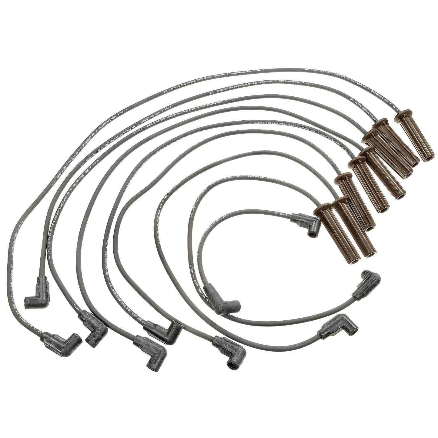 Front View of Spark Plug Wire Set STANDARD 27847