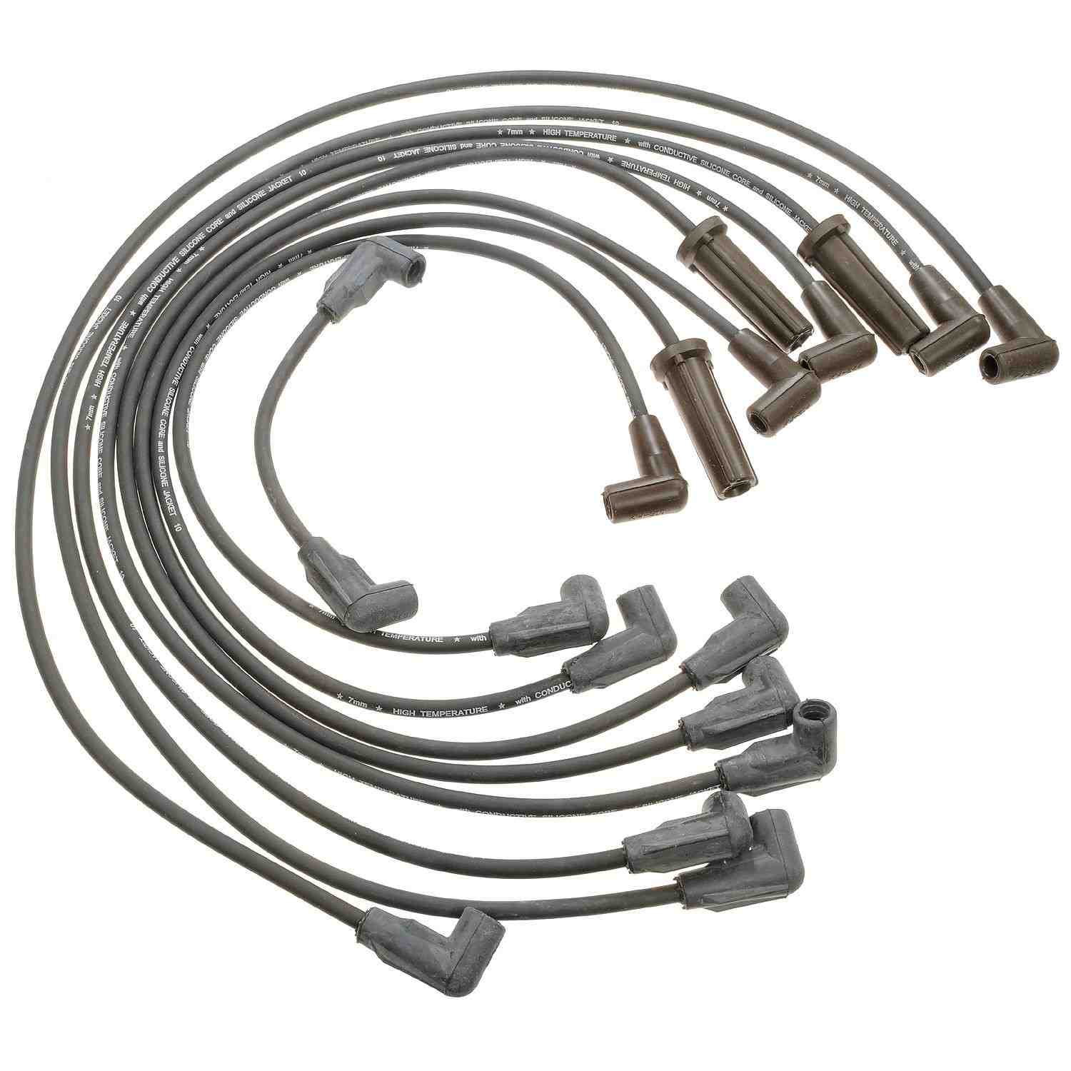 Front View of Spark Plug Wire Set STANDARD 27850