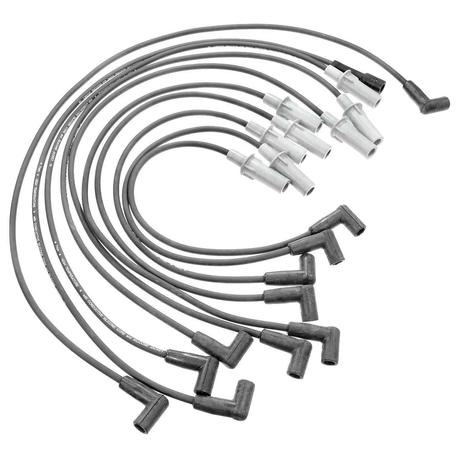 Front View of Spark Plug Wire Set STANDARD 27851