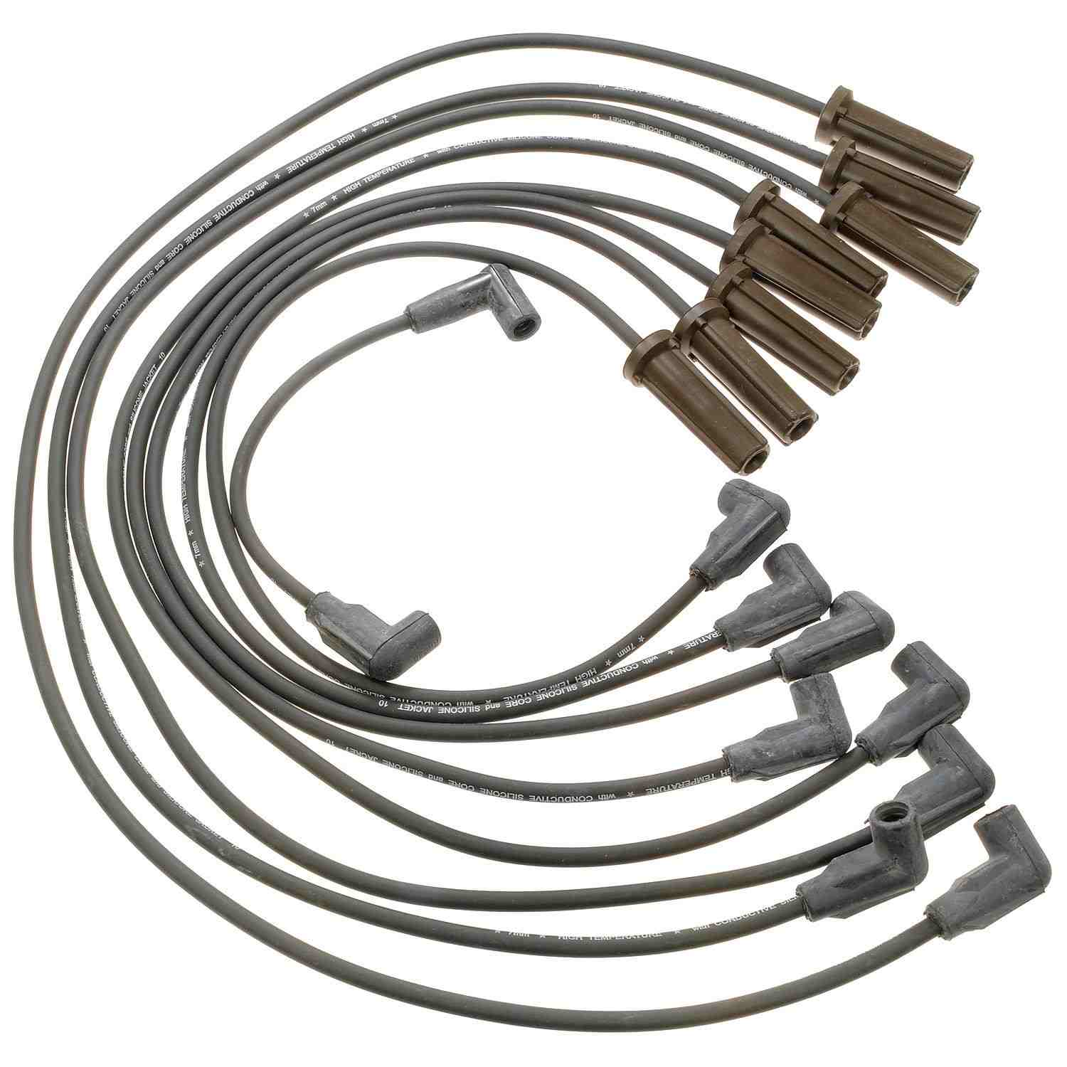 Front View of Spark Plug Wire Set STANDARD 27852