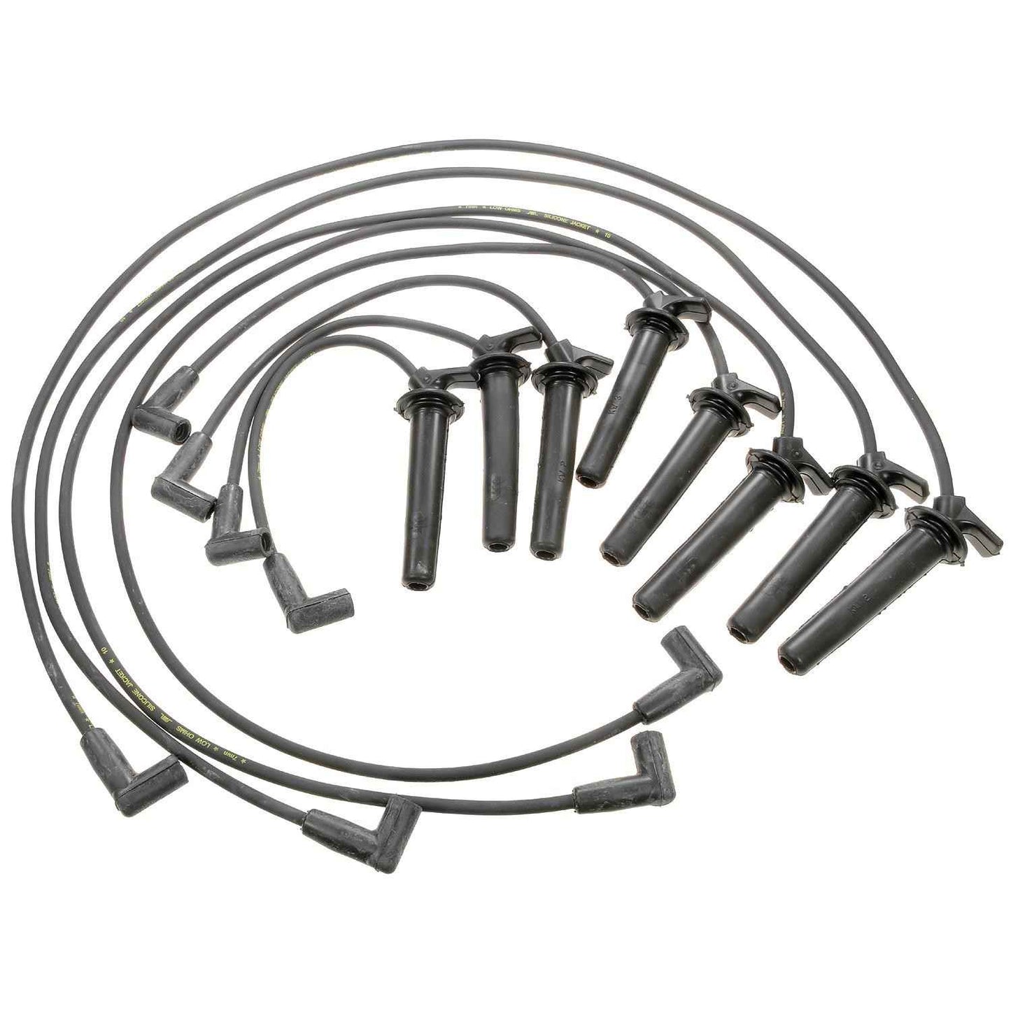 Front View of Spark Plug Wire Set STANDARD 27857