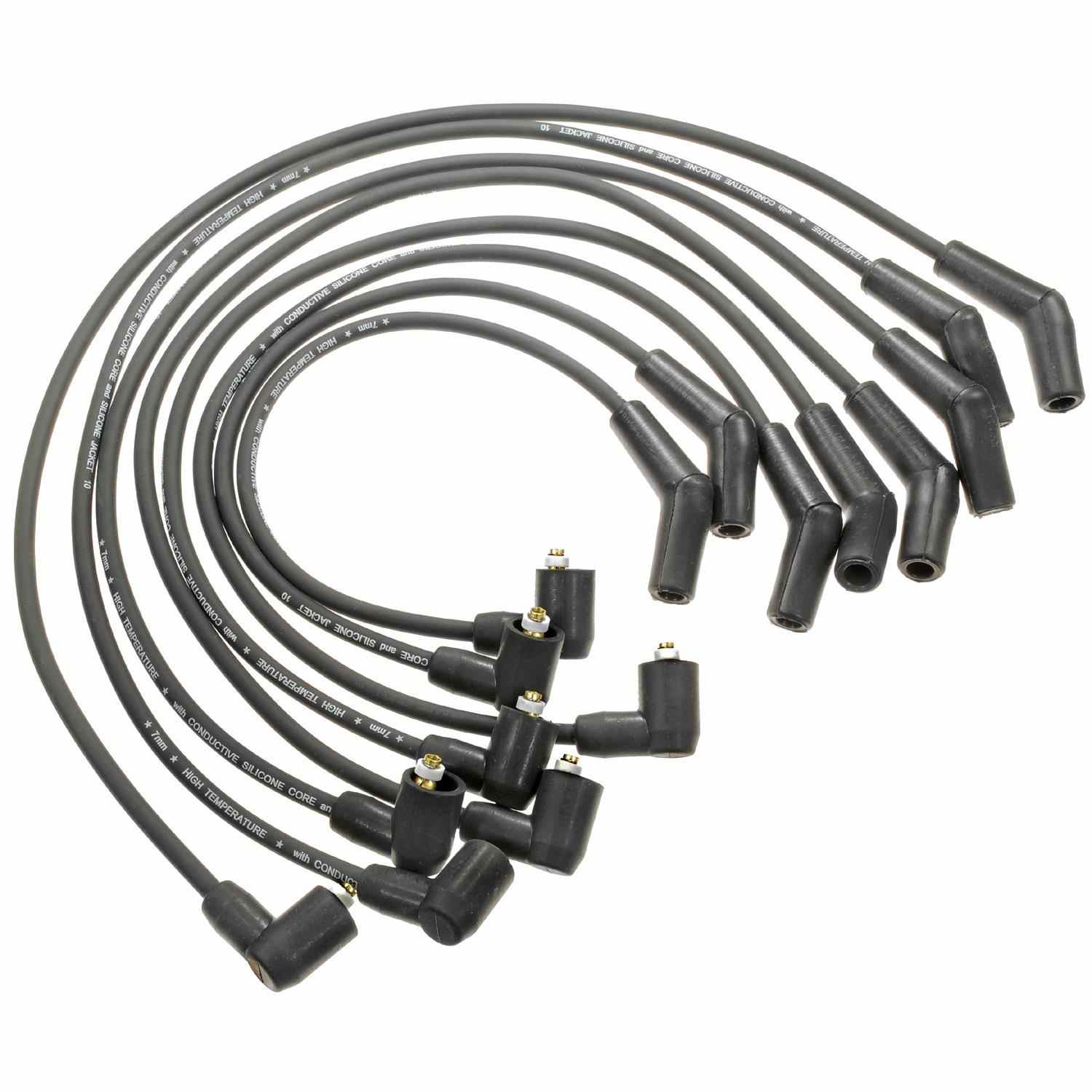 Front View of Spark Plug Wire Set STANDARD 27883