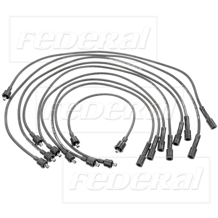 Front View of Spark Plug Wire Set STANDARD 2833