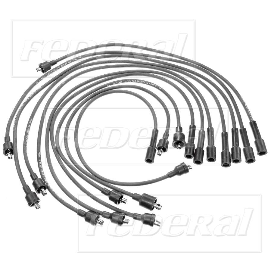 Front View of Spark Plug Wire Set STANDARD 2876