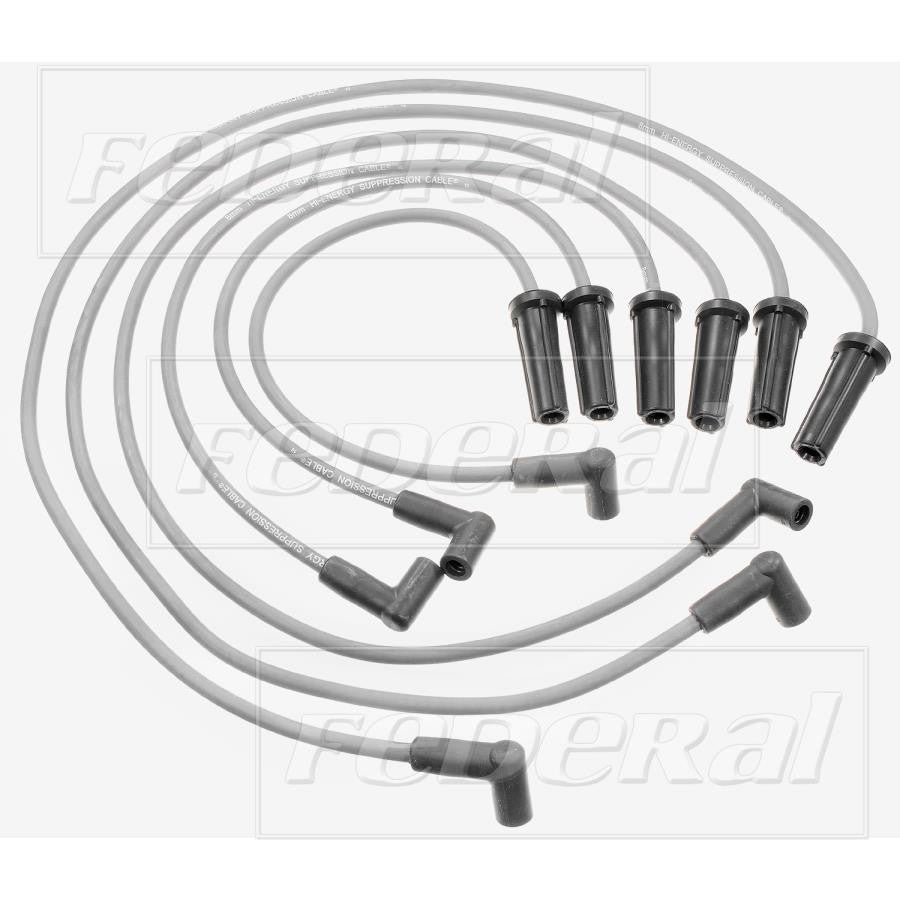 Front View of Spark Plug Wire Set STANDARD 2902