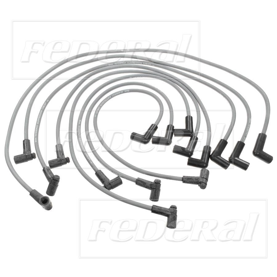 Front View of Spark Plug Wire Set STANDARD 2927