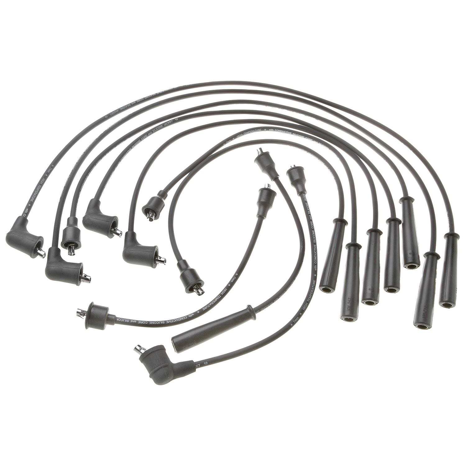 Front View of Spark Plug Wire Set STANDARD 29469