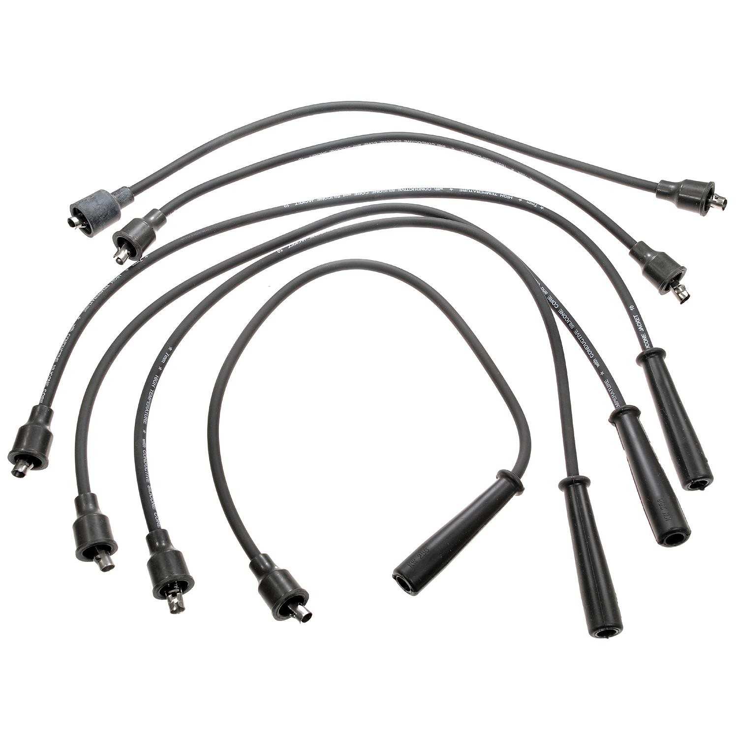 Front View of Spark Plug Wire Set STANDARD 29519