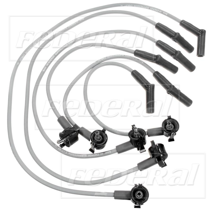 Front View of Spark Plug Wire Set STANDARD 2968