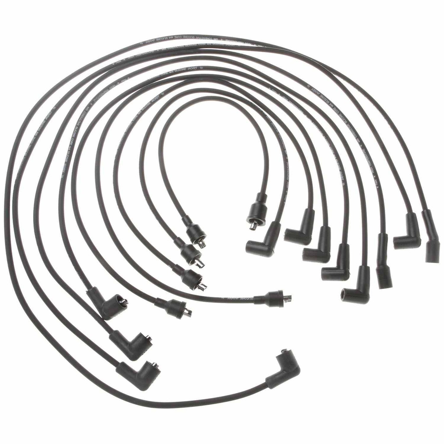 Front View of Spark Plug Wire Set STANDARD 29872