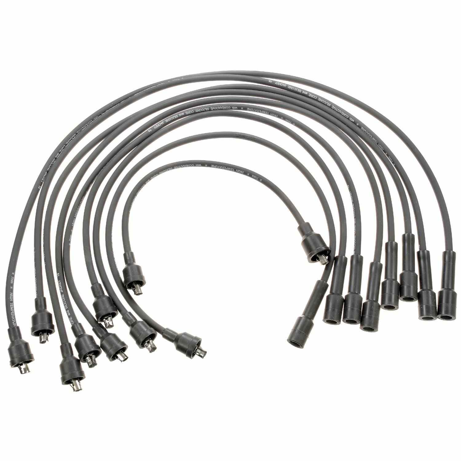 Front View of Spark Plug Wire Set STANDARD 29885