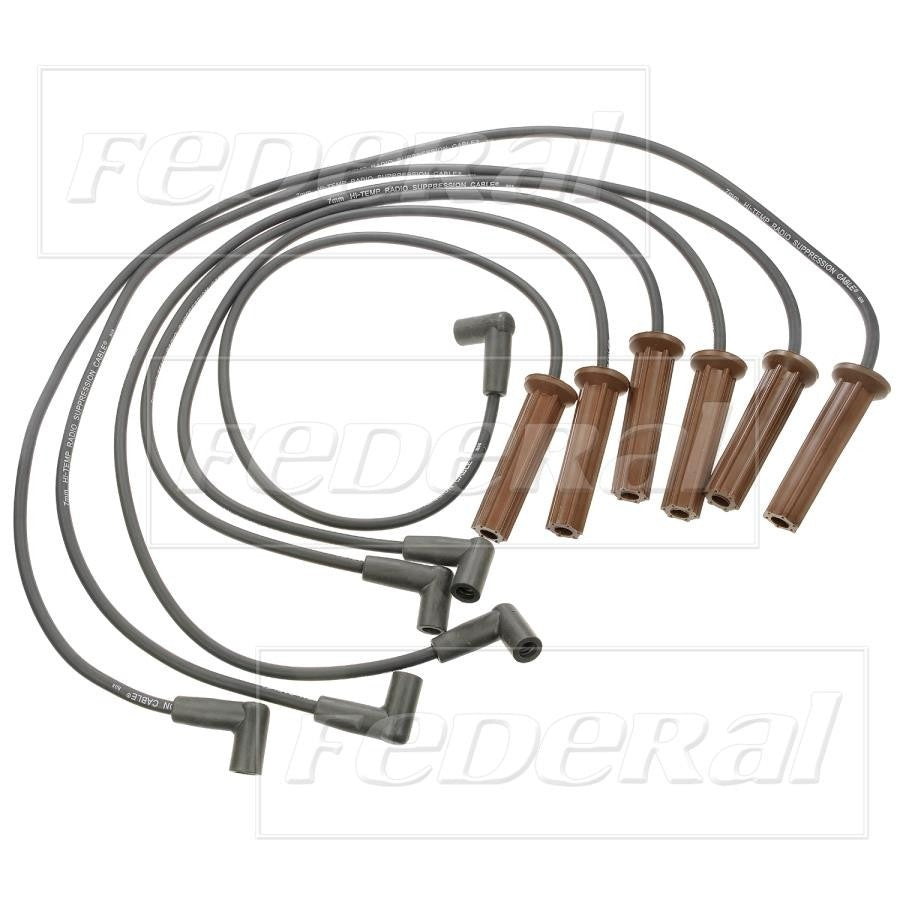 Front View of Spark Plug Wire Set STANDARD 3155