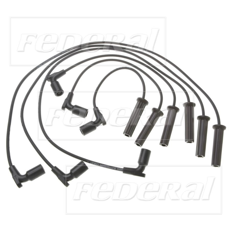 Front View of Spark Plug Wire Set STANDARD 3165