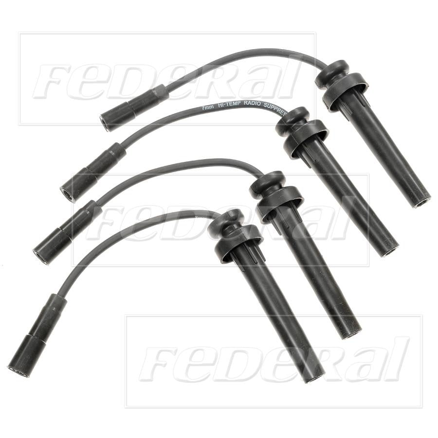 Front View of Spark Plug Wire Set STANDARD 3210