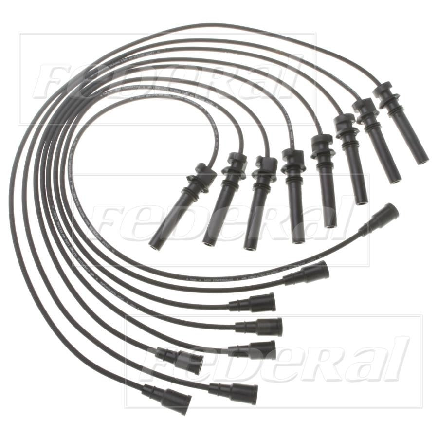 Front View of Spark Plug Wire Set STANDARD 3216