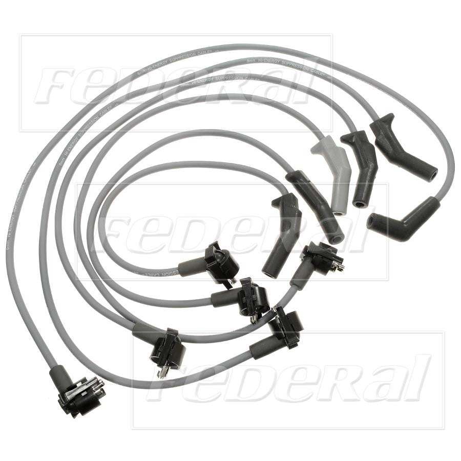 Front View of Spark Plug Wire Set STANDARD 3306