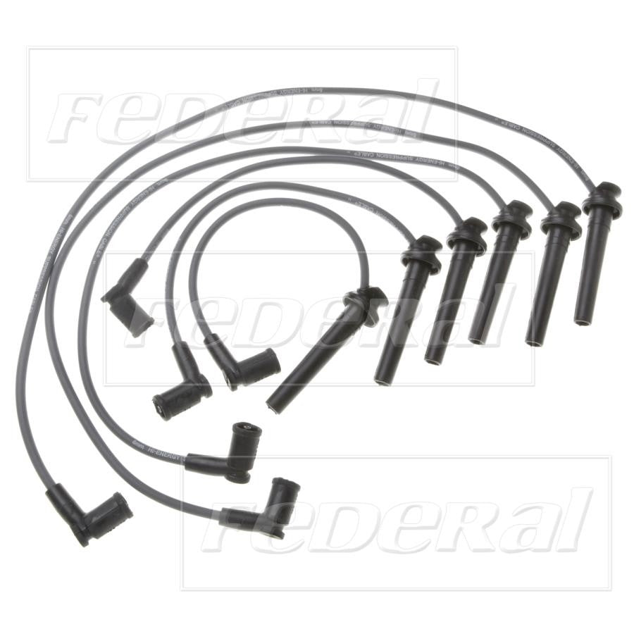 Front View of Spark Plug Wire Set STANDARD 3338