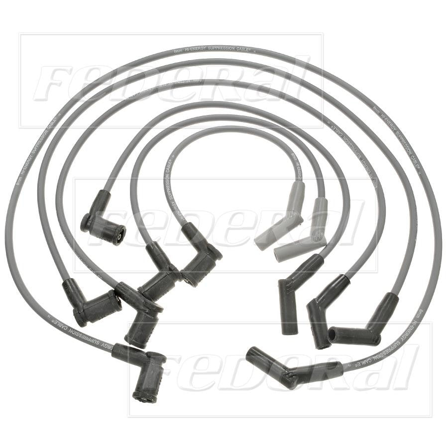 Front View of Spark Plug Wire Set STANDARD 3347