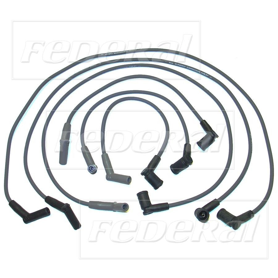 Front View of Spark Plug Wire Set STANDARD 3350